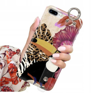 ETUI PASEK do iPHONE 7 PLUS Kwiaty Flower Wzory