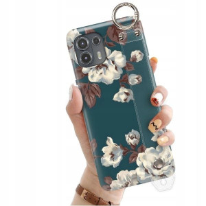 ETUI PASEK do MOTOROLA EDGE 20 LITE 5G Kwiaty Wz