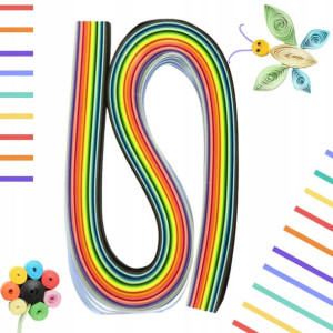 Paski Do Quillingu Quilling Kolorowe 7mm 176szt 22