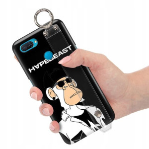 Etui Pasek do OPPO A12 5G Bearbrick Misie Wzory