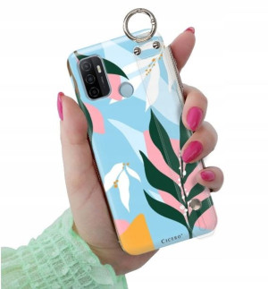 ETUI PASEK do OPPO A53S Kwiaty Damskie Dużo Wzorów