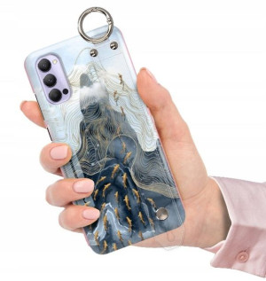 ETUI PASEK do OPPO RENO 4 5G Glamour Pióra Wzory