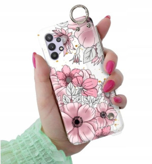 ETUI PASEK do SAMSUNG A32 5G Kwiaty Damskie Wzory