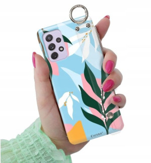 ETUI PASEK do SAMSUNG A72 5G Kwiaty Damskie Wzory
