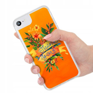 Etui Piasek Sand POMARAŃCZOWY do IPHONE 7/8 Wzory