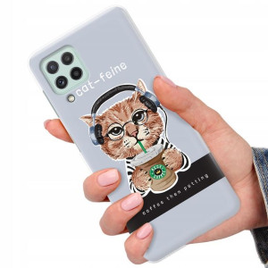 Etui Premium do SAMSUNG M22 4G Obudowa Misie Wzory