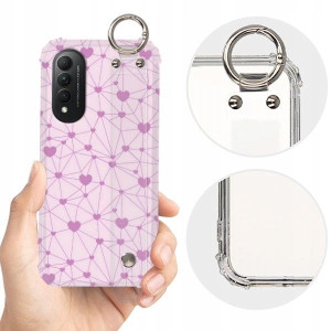 ETUI SHOCK PASEK do HUAWEI HONOR X20 SE Love Wzory