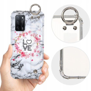 ETUI SHOCK PASEK do OPPO A55 5G Love Miłość Wzory