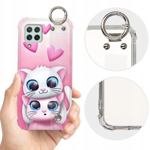 ETUI SHOCK PASEK do SAMSUNG M32 4G Love Top Wzory