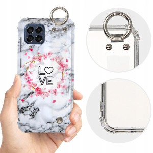 ETUI SHOCK PASEK do SAMSUNG M53 5G Love Top Wzory