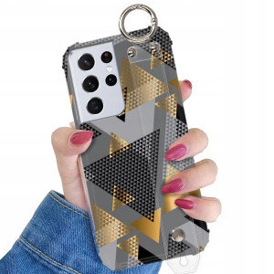 Etui Shock Pasek Do Samsung S21 Ultra Boho Wzory
