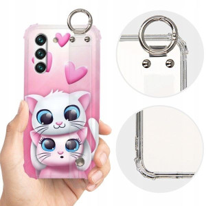 ETUI SHOCK PASEK do SAMSUNG S22 Love Miłość Wzory