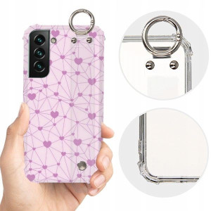 ETUI SHOCK PASEK do SAMSUNG S22 PLUS Miłość Wzory