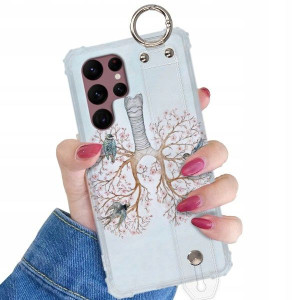 Etui Shock Pasek Do Samsung S22 Ultra Boho Wzory