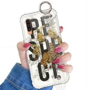 ETUI SHOCK z PASKIEM do SAMSUNG A30s BOHO Wzory