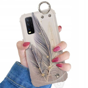 Etui Shock Z Paskiem Do Vivo Y20 2021 Boho Wzory