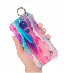 Etui Shock+pasek Do Motorola G9 Eleganckie Wzory