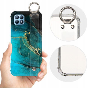 ETUI SHOCK+PASEK do OPPO RENO 4 SE Marble Wzory