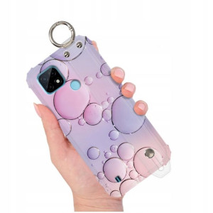 Etui Shock+pasek Do Realme C21 Eleganckie Wzory