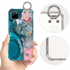 ETUI SHOCK+PASEK do REALME C21Y Marble Top Wzory