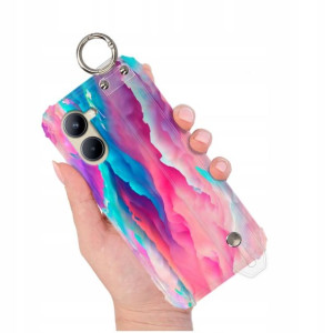Etui Shock+pasek Do Realme C33 Eleganckie Wzory