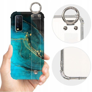 ETUI SHOCK+PASEK do VIVO Y20 2021 Marble Top Wzory