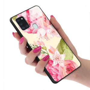 Etui Szklane do SAMSUNG A21S Case Top Modne Wzory
