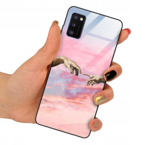 Etui SZKLANE do SAMSUNG GALAXY A41 Obudowa WZORY