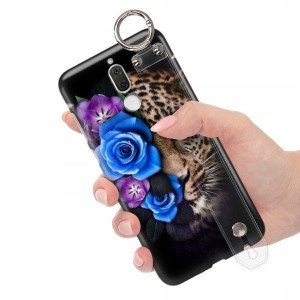 ETUI z PASKIEM do HUAWEI MATE 10 LITE Kwiaty Wzory