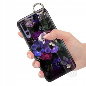 ETUI z PASKIEM do HUAWEI P20 PLUS Kwieciste Wzory