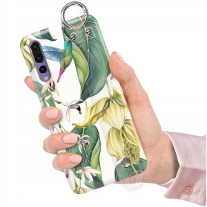 ETUI z PASKIEM do HUAWEI P20 PRO Kwiaty Top Wzory