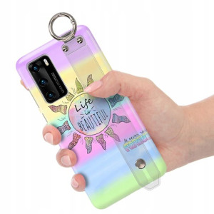 Etui z Paskiem do HUAWEI P40 Piękne Modne Wzory