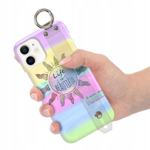 Etui z Paskiem do iPHONE 12 MINI Piękne Top Wzory