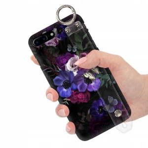 ETUI z PASKIEM do iPHONE 7 PLUS Kwieciste Wzory