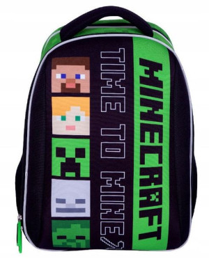 Plecak Tornister Minecraft Klasa 1-3