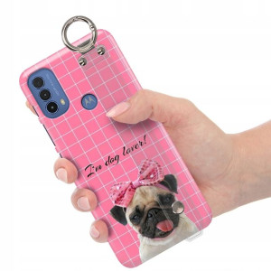 Etui z Paskiem do MOTOROLA E30 Piękne Modne Wzory