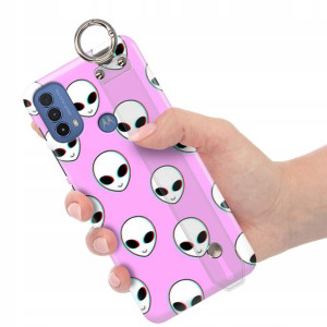 Etui z Paskiem do MOTOROLA E40 Modne Różne Wzory