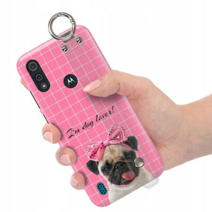 Etui z Paskiem do MOTOROLA E6S 2020 Piękne Wzory
