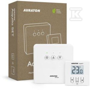 AURATON Aquila SET - Dobowy, bezprzewodowy regulator temperatury ze sterown