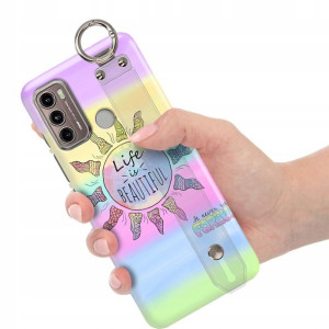Etui z Paskiem do MOTOROLA G40 FUSION Piękne Wzory