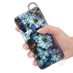 ETUI z PASKIEM do MOTOROLA G8 Kwiaty Damskie Wzory