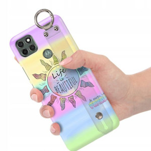 Etui z Paskiem do MOTOROLA G9 POWER Piękne Wzory