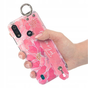 Etui z paskiem do MOTOROLA MOTO E6S Obudowa WZORY