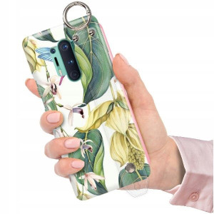ETUI z PASKIEM do ONEPLUS 8 PRO Kwiaty Top Wzory