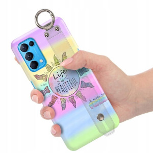 Etui z Paskiem do OPPO RENO 5 5G Piękne Top Wzory