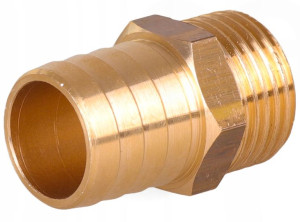 Końcówka Węża 3/4'' X 25 Mm Mosiężna Mosiądz Gz