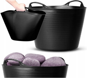 Kosz pojemnik ELASTYCZNY Ø 48cm. 42L wiadro MOCNE
