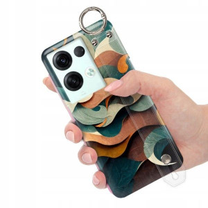 ETUI z PASKIEM do OPPO RENO 8 5G Kwieciste Wzory