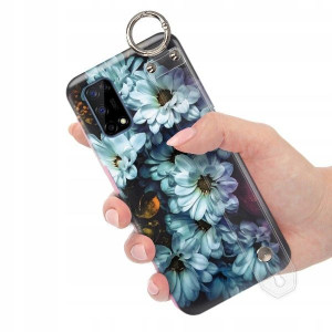 ETUI z PASKIEM do REALME 7 5G Kwiaty Damskie Wzory