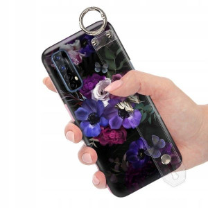 ETUI z PASKIEM do REALME 7 Kwieciste Damskie Wzory